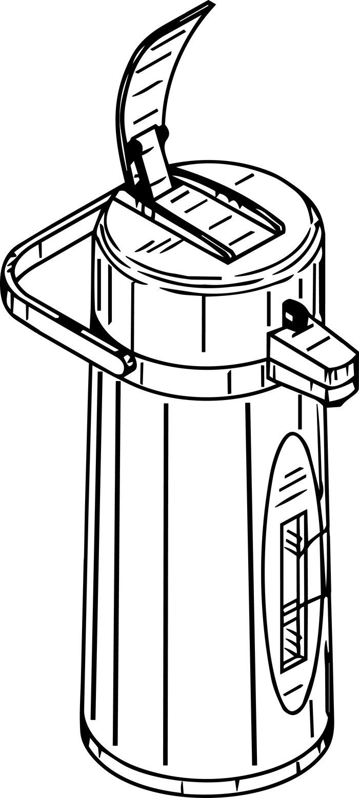 Coffee equipment illustration
