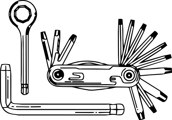 Coffee equipment illustration